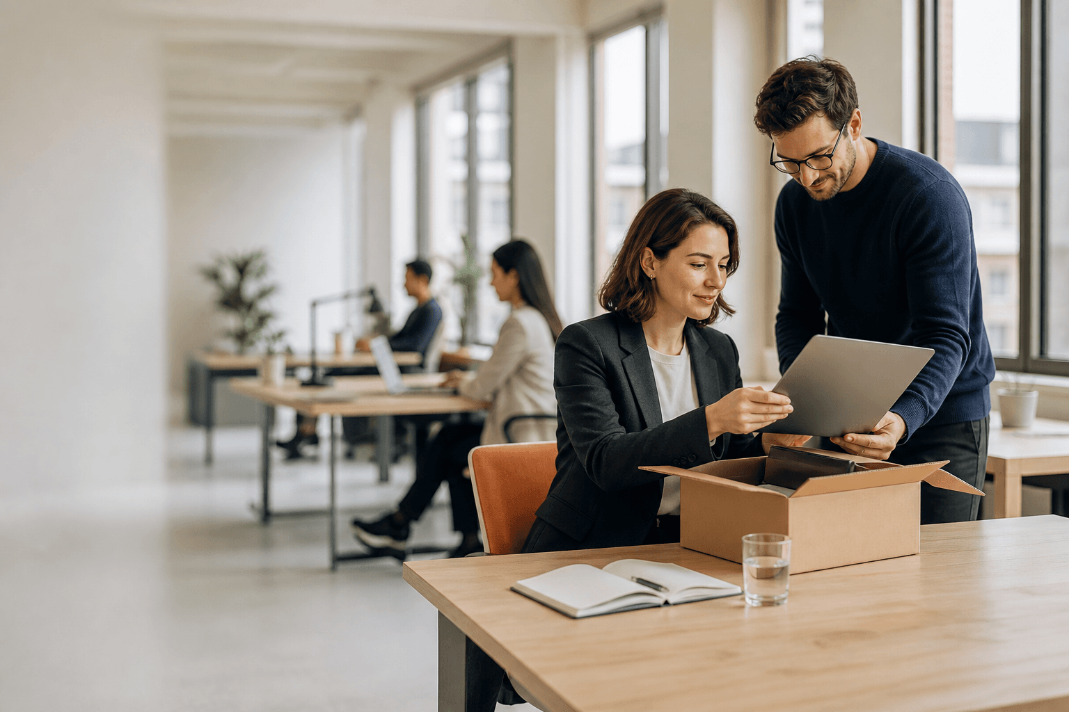 Entrega de equipos en renting para equipos de trabajo