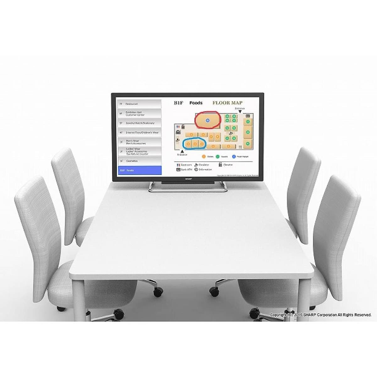 Pantalla Interactiva Sharp 40" Pnl-401c