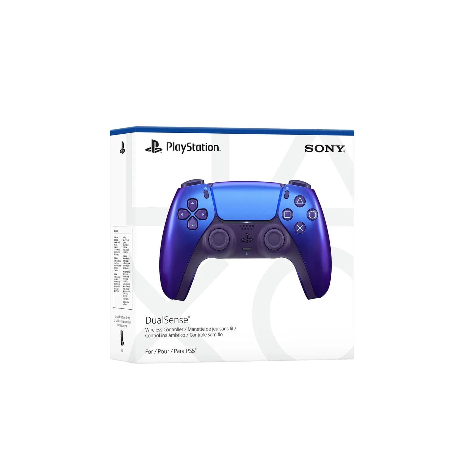 Joystick Inalámbrico Sony Playstation Dualsense Chroma Indigo Compatible Con Ps5. Pc. Mac Y Móvil Retroalimentación Háptica Gatillos Adaptativos Micrófono Integrado Usb-C