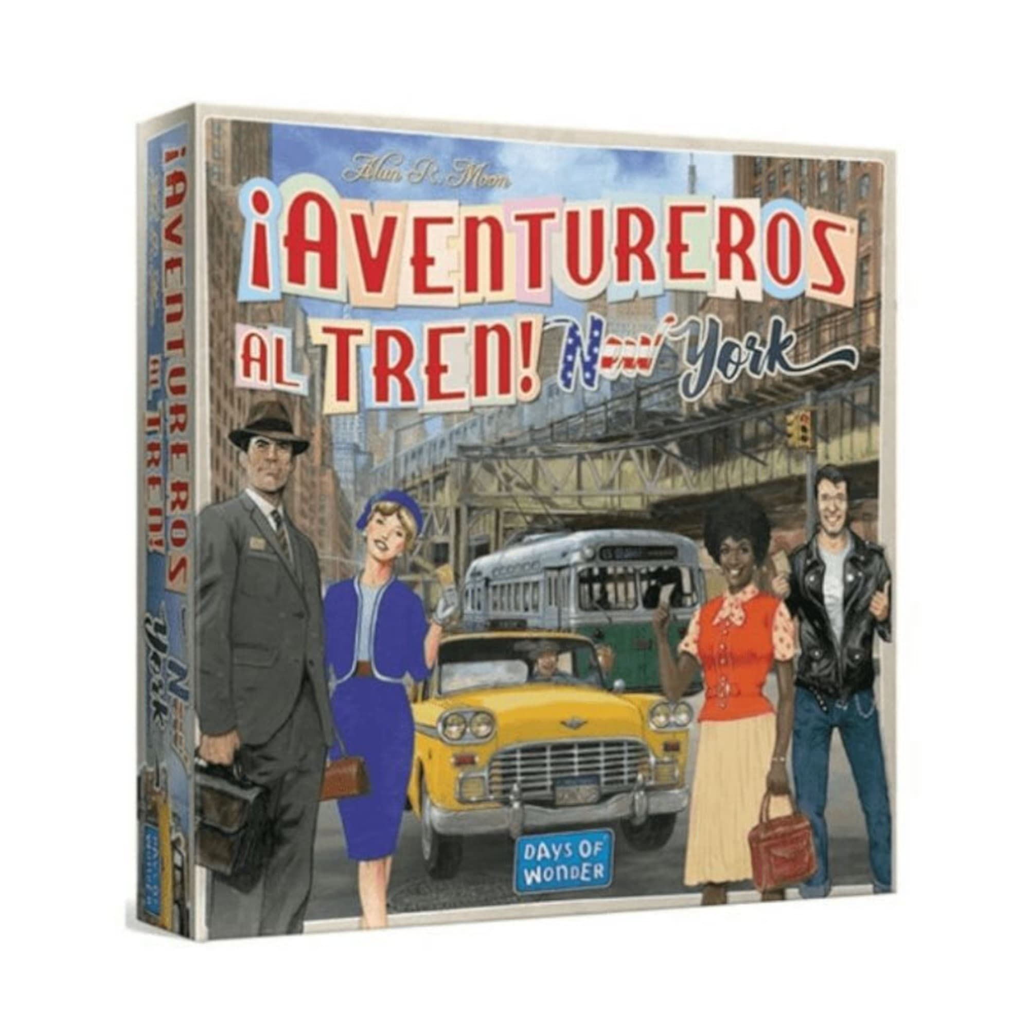 Juego De Mesa Asmodee Aventureros Al Tren New York +8