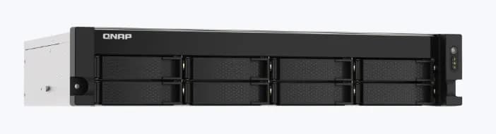 Nas Qnap Rack 8-Bay 2u Celeron N5095 4c 8gb 2x 2.5gbe Single Power Supply 3y
