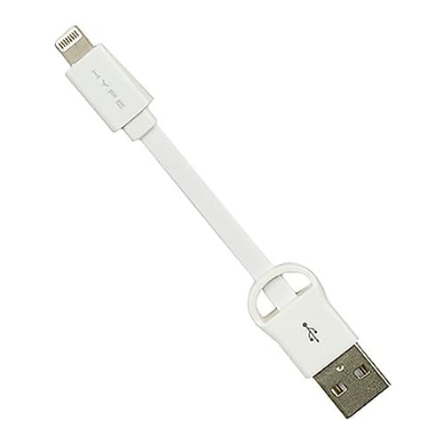 Cable Plano Usb A Lightning Con Llavero