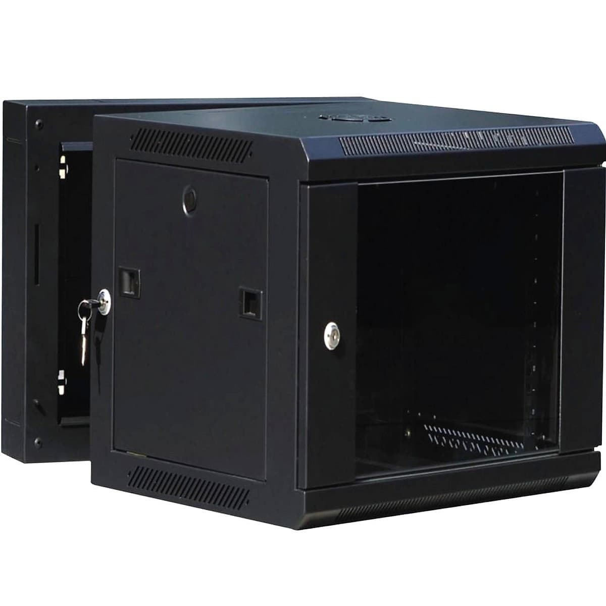 Vf-Rack 12u Pivotante Negro 600x550 - Inc Org - No Inc Pdu