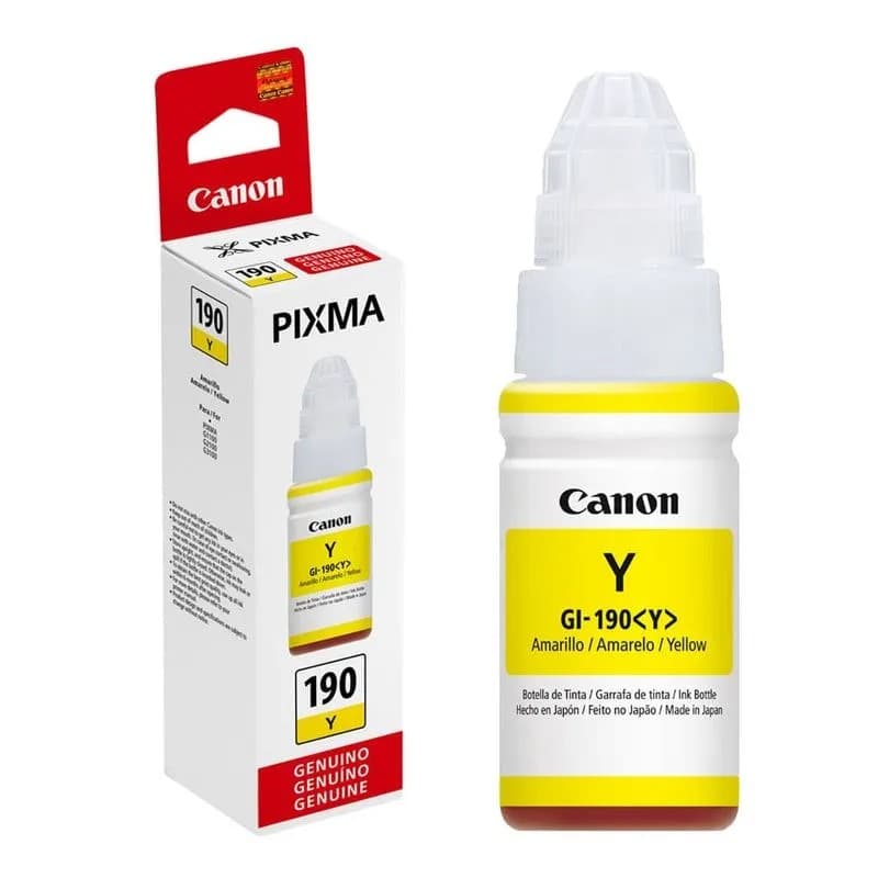 Canon - Gi-190 Y Ink Bottle - Yellow