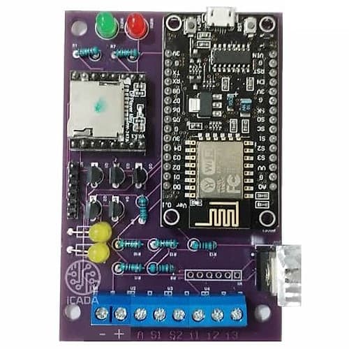 Porteria Ip Modulo Monitoreo 3 In 2 Pgm 1 Audio Icada 1610