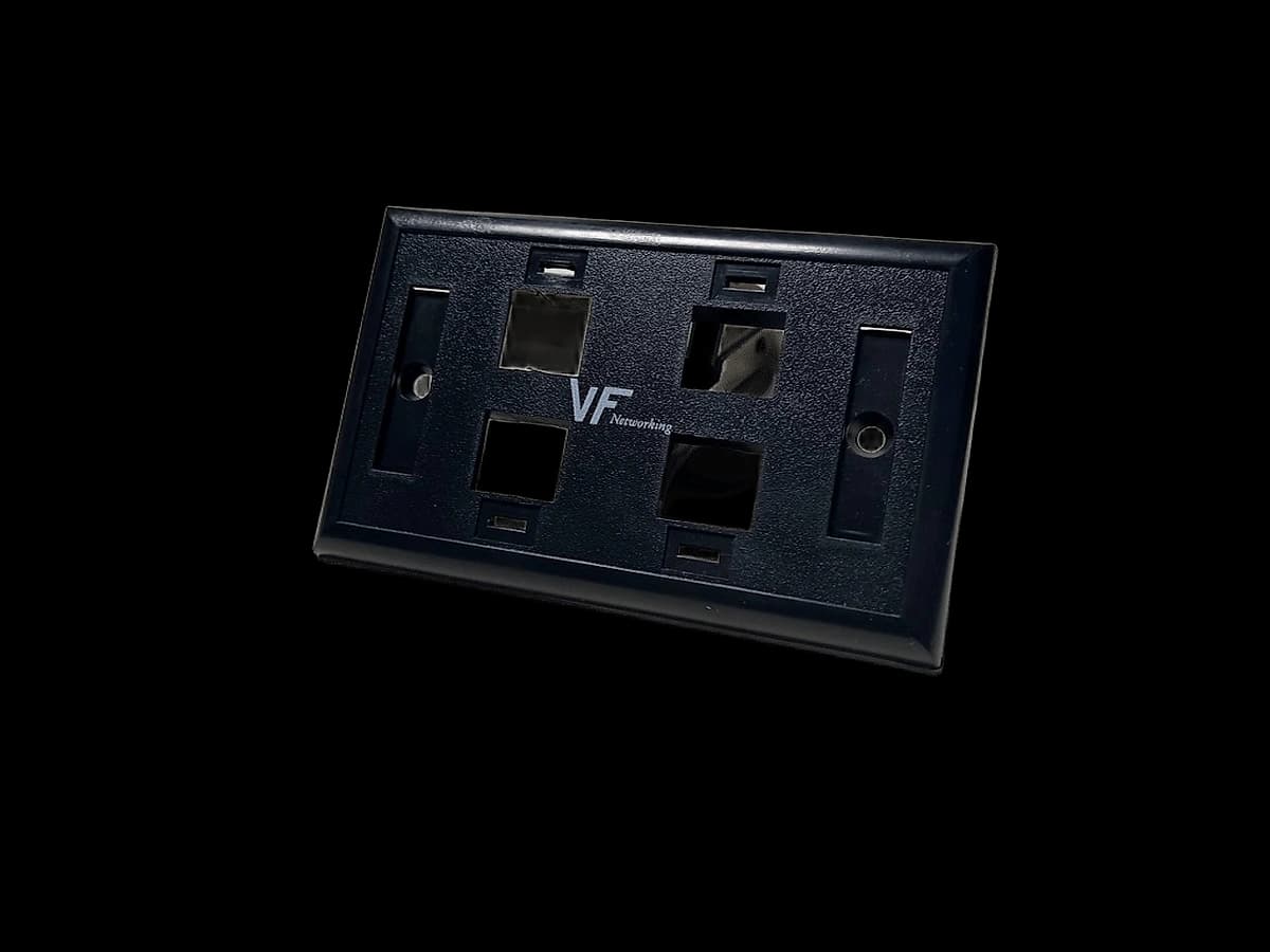 Vf-Frente De Pared Para 4 Jack Negro