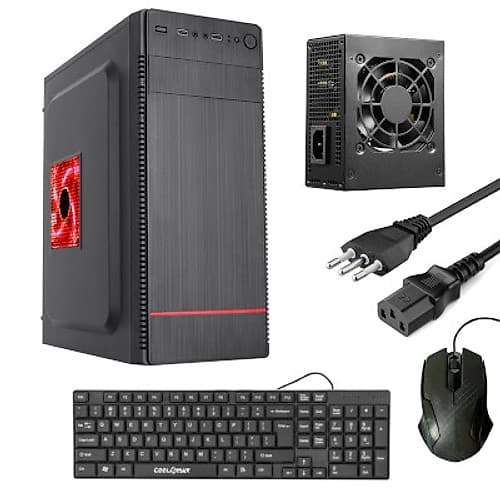 Gabinete Combo Atx Coolmax H6 700w Mouse Y Teclado