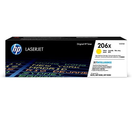 Hp Toner W2112x 206x Yellow M255/283 2.450 Copias (B)