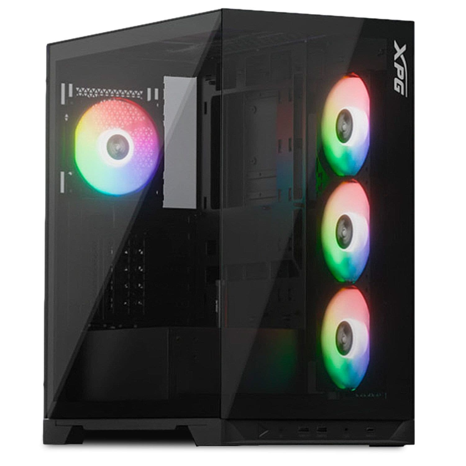 Gabinete Xpg Invader X Mt-Bk Gabinete Gamer Con Diseño Moderno Y Formato Mid Tower
