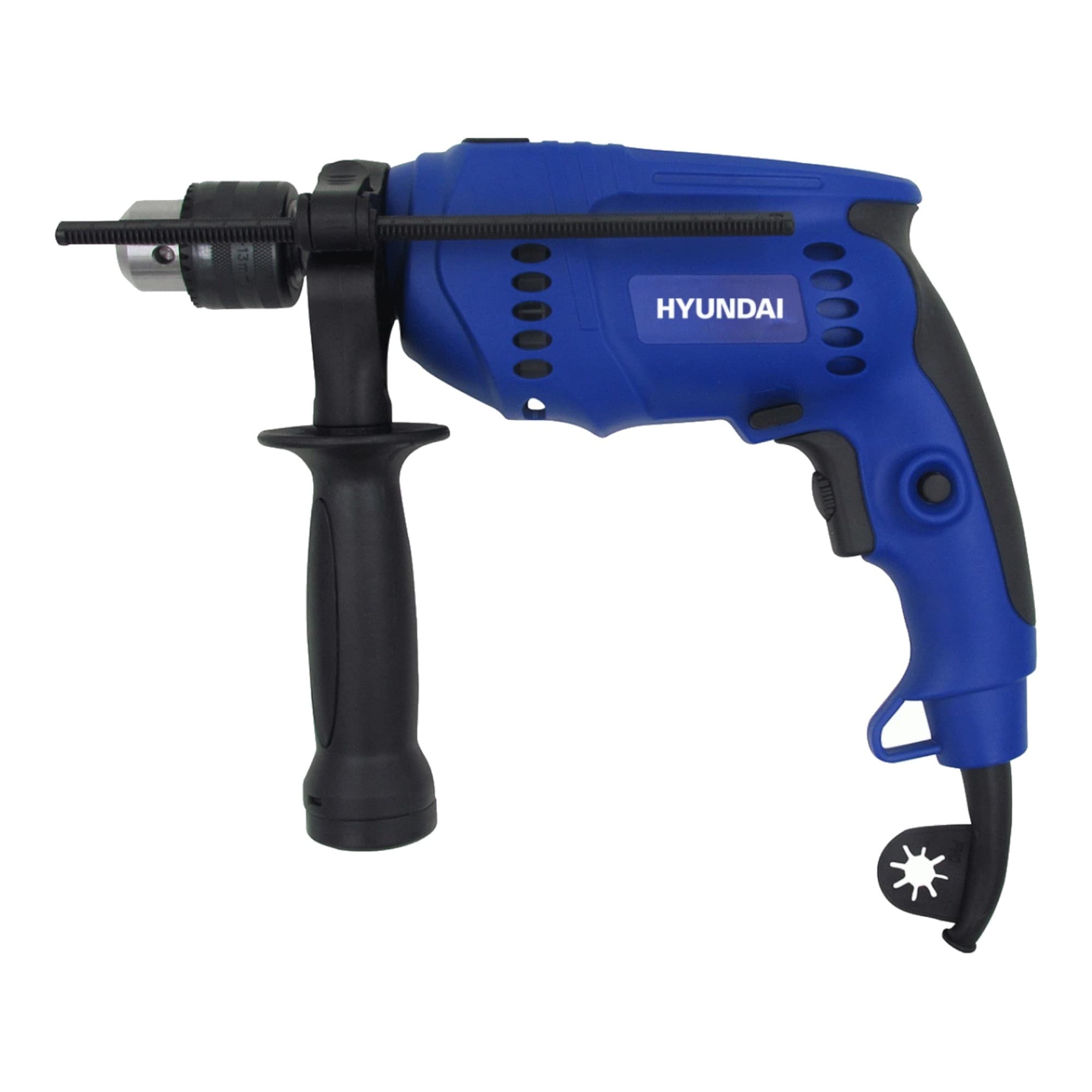 Taladro Percutor Hyundai Hyid111 700w 2800rpm Mandril 13mm