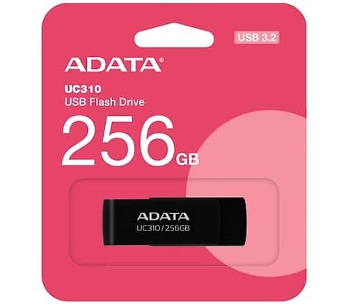 Adata Pen Drive Uc310-256g-Rbk 256bg Usb-A Negro