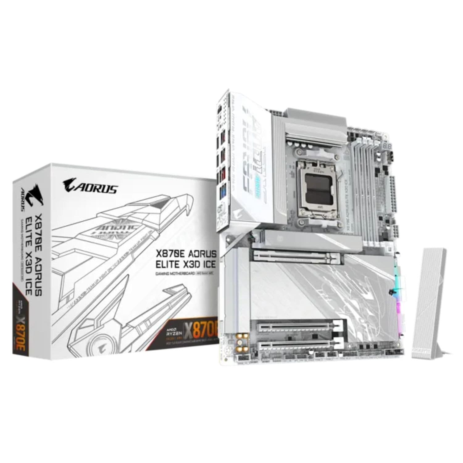 Motherboard Aorus Gigabyte X870e A Elite X Ice