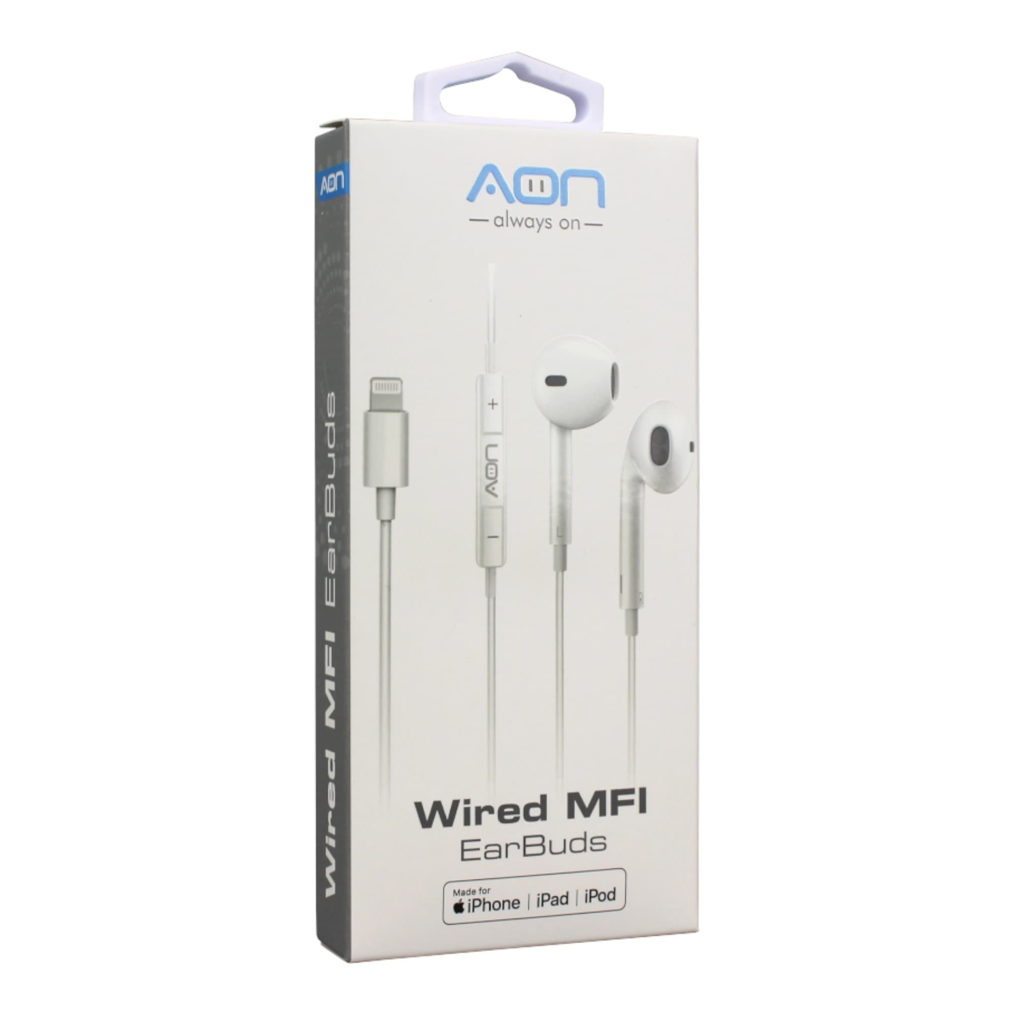 Auriculares Cableados Lighting Aon Ao-Ep-1000 9mm