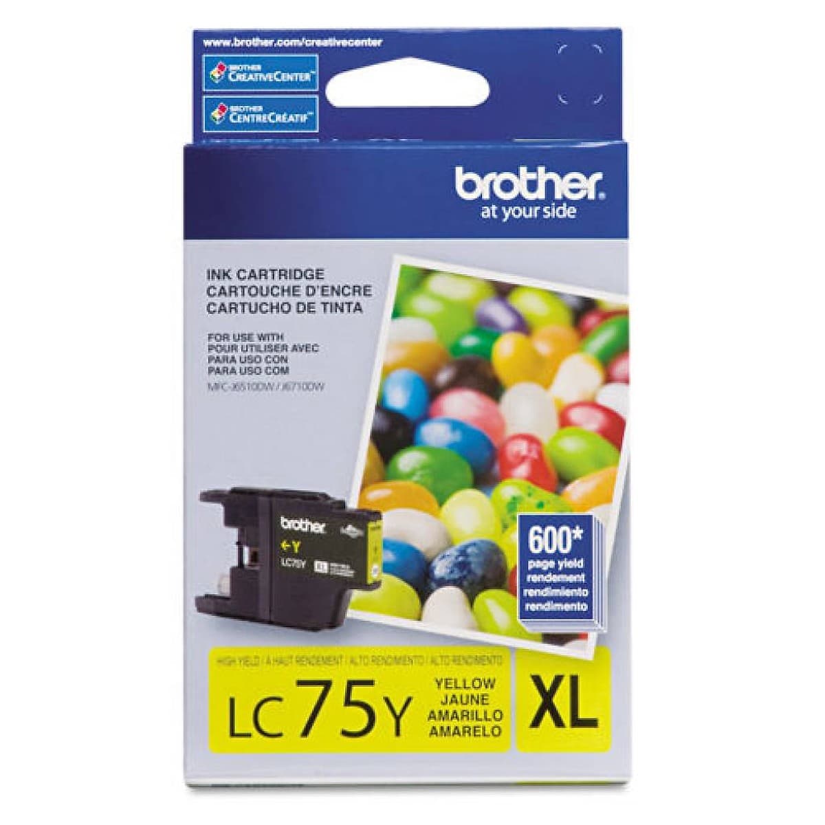 Cartucho De Tinta Brother Lc-75y