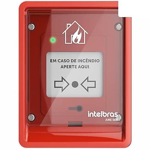 Incendio Pulsador Manual Direcc. Ame 566 Uv Ip66 Intelbras
