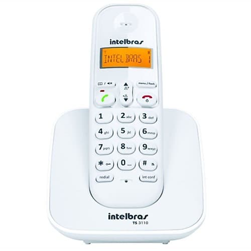 Telefonia Telefono Inalambrico Ts 3110 Id Blanco Intelbras