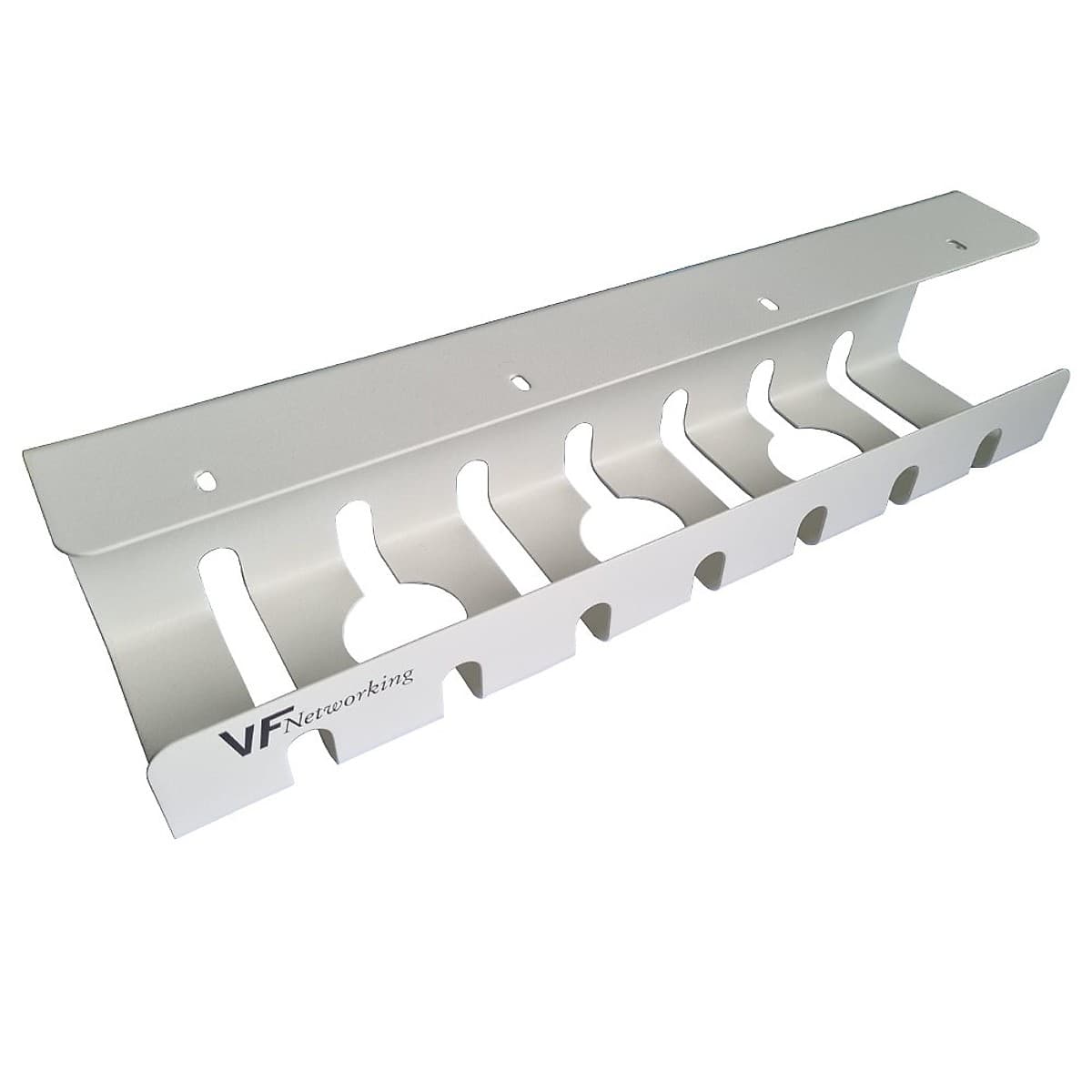 Vf-Organizador Blanco (Canal) Metalico Para Cables
