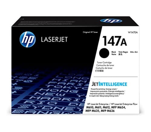 Hp Toner W1470a 147a Negro M610/611/612/634/635 10.500 Cps (B)