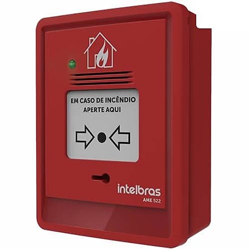 Incendio Pulsador Manual Direcc. C/Sirena Ame 522 Intelbras