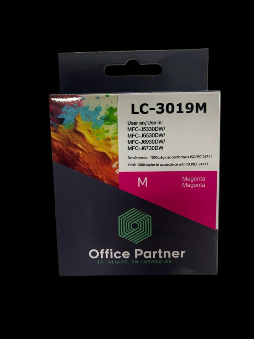Tinta Office Partner Lc-3019xxlm Para Brother Magenta/ Rojo