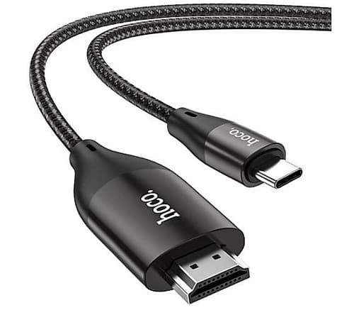 Hoco Ua16 Cable Usb-C A Hdmi Metal Grey 2m