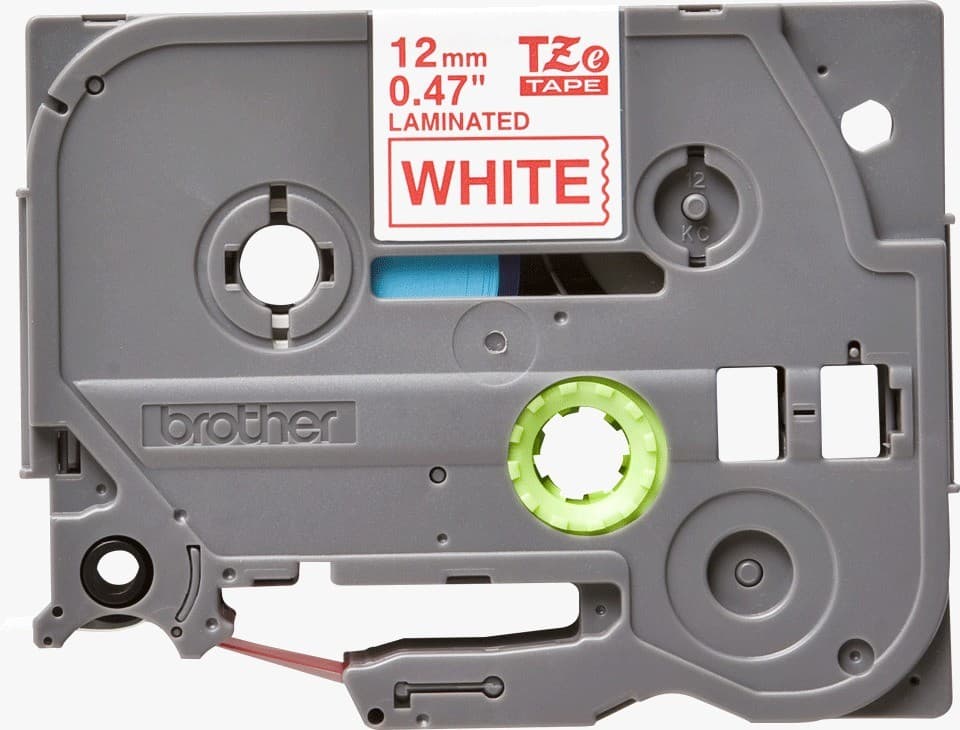 Cinta Brother Rojo Blanco 12 Mm