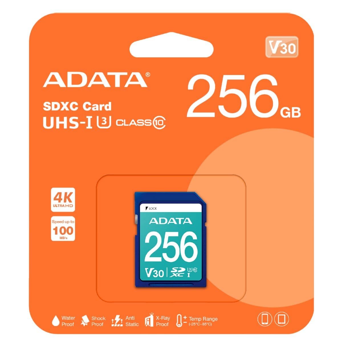 Memoria Adata Sdxc 256gb Uhs-I U3 V30s