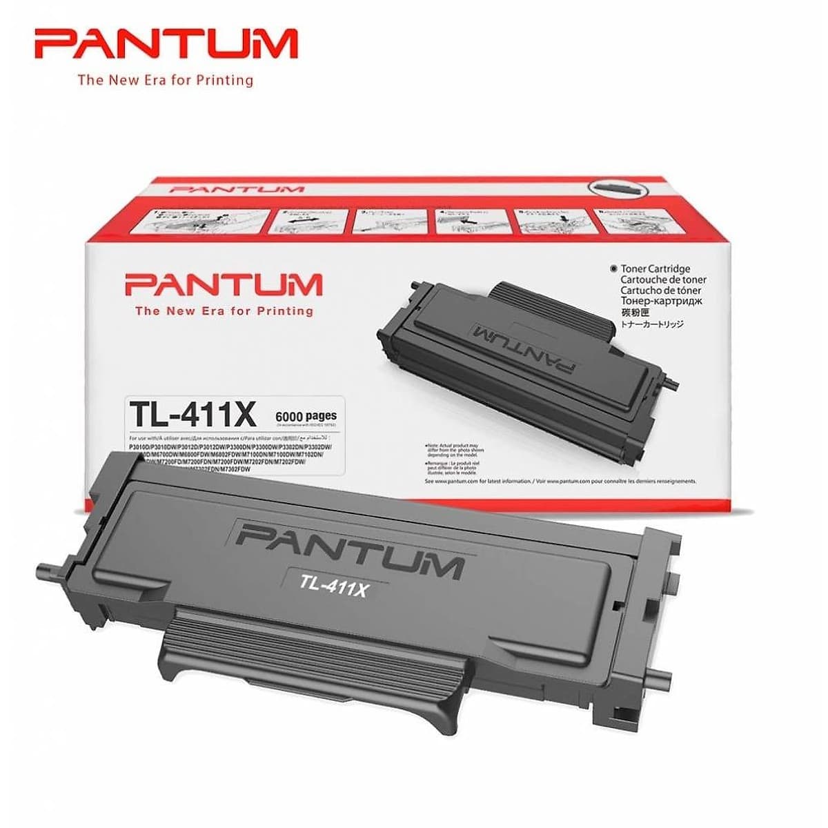 Toner Original Recargable Pantum Tl-411x - 6.000 Páginas