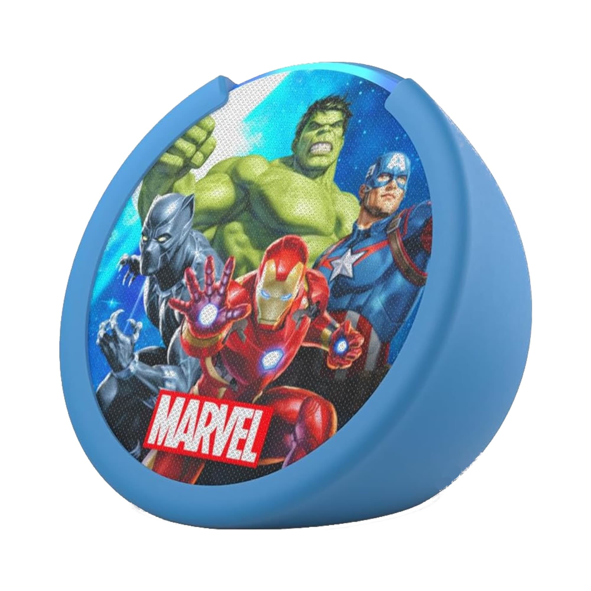 Parlante Amazon Echo Pop Kids Vengadores De Marvel Alexa
