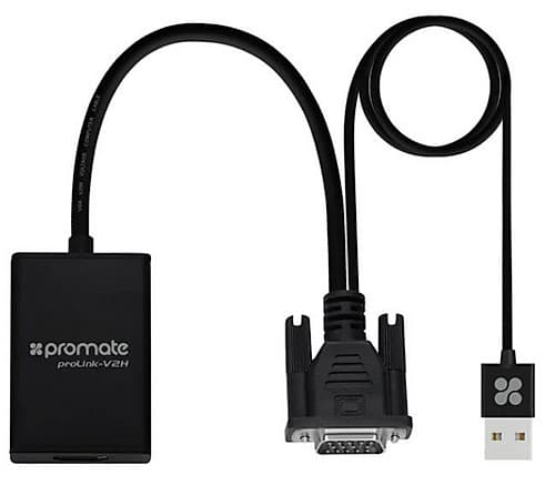 Promate Prolink-V2h Adaptador De Vga A Hdmi C/Cable Usb