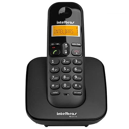 Telefonia Telefono Inalambrico Ts 3110 Id Negro Intelbras