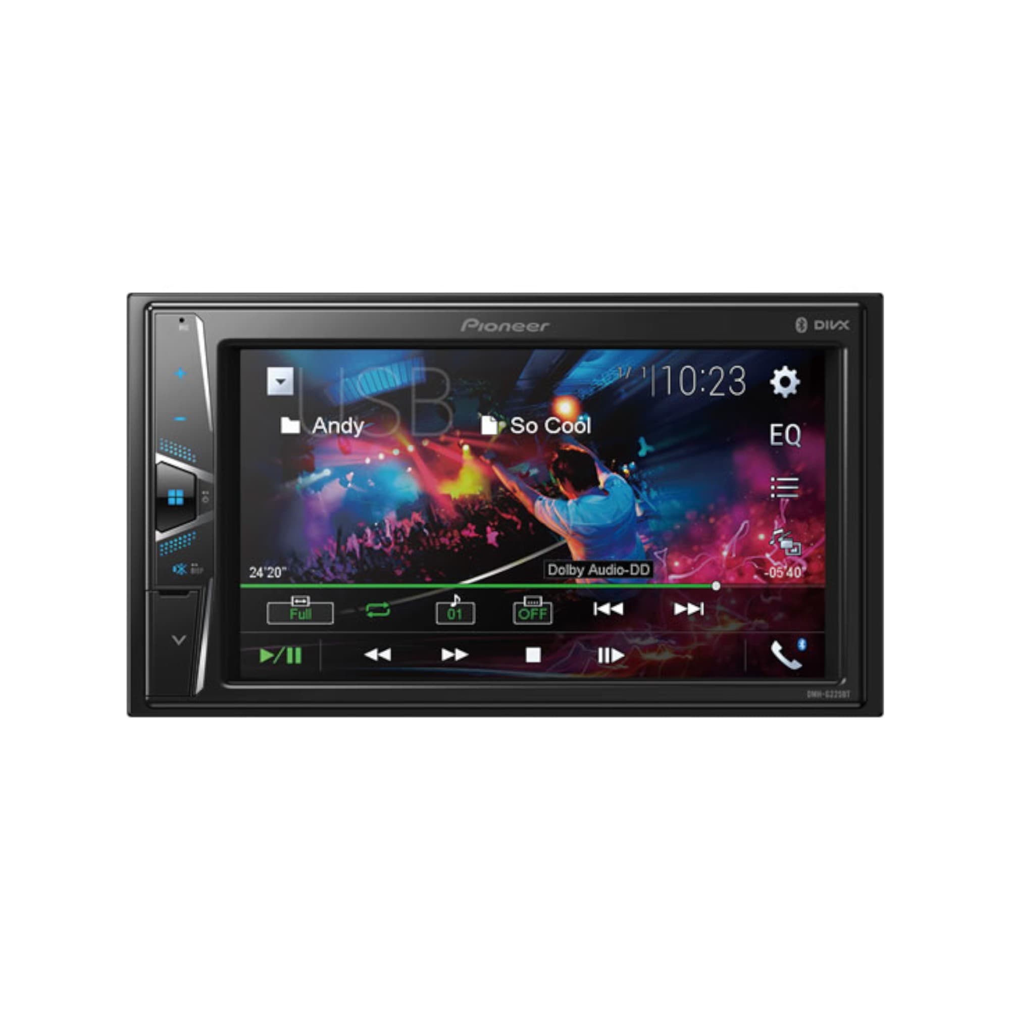 Radio Para Auto Pioneer Dmh-G225bt Con Pantalla Táctil 6.2" Bluetooth
