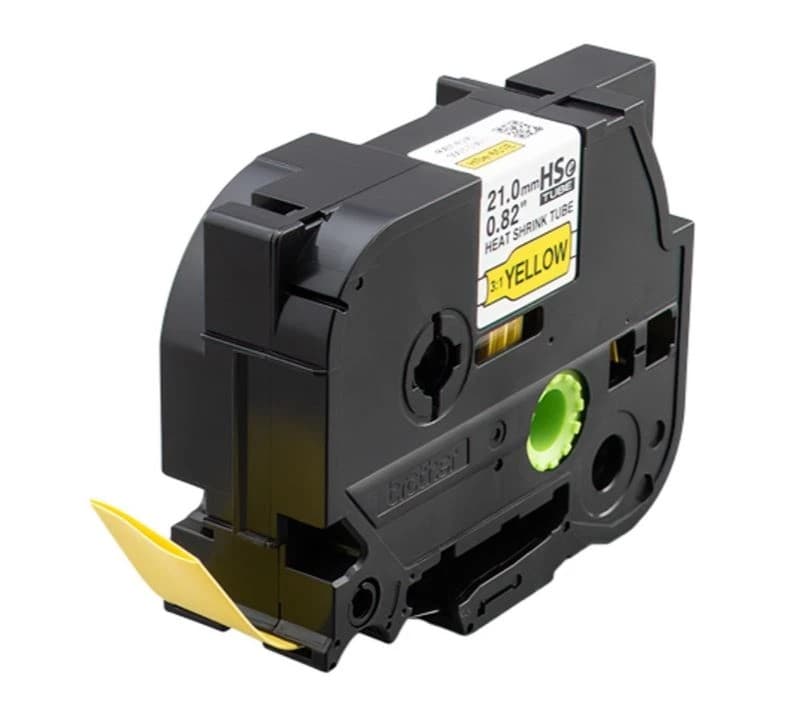 Cinta Brother Termocontraible Negro/Amarillo 24m