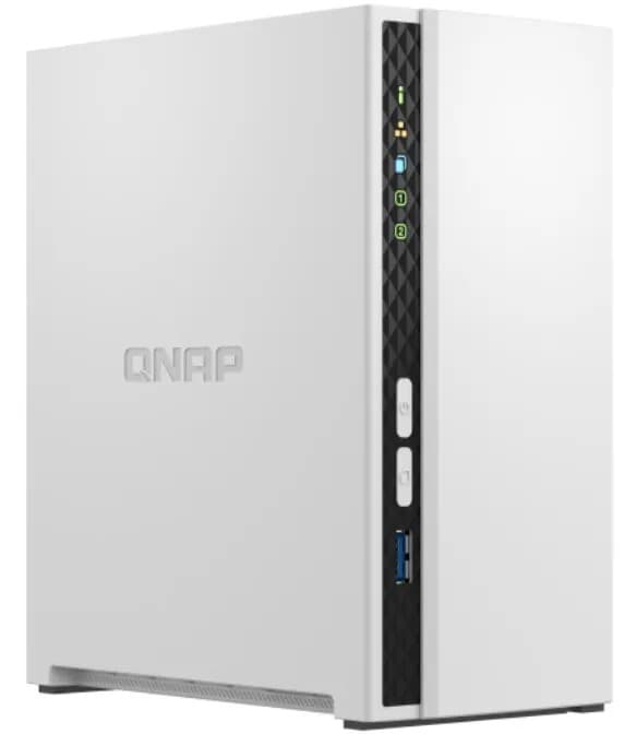 Nas Qnap Tower 2-Bay Cortex-A55 4c 2.0ghz/2gb/1x1g/1xusb 3.2 Gen1 & 2x Usb 2.0/2y