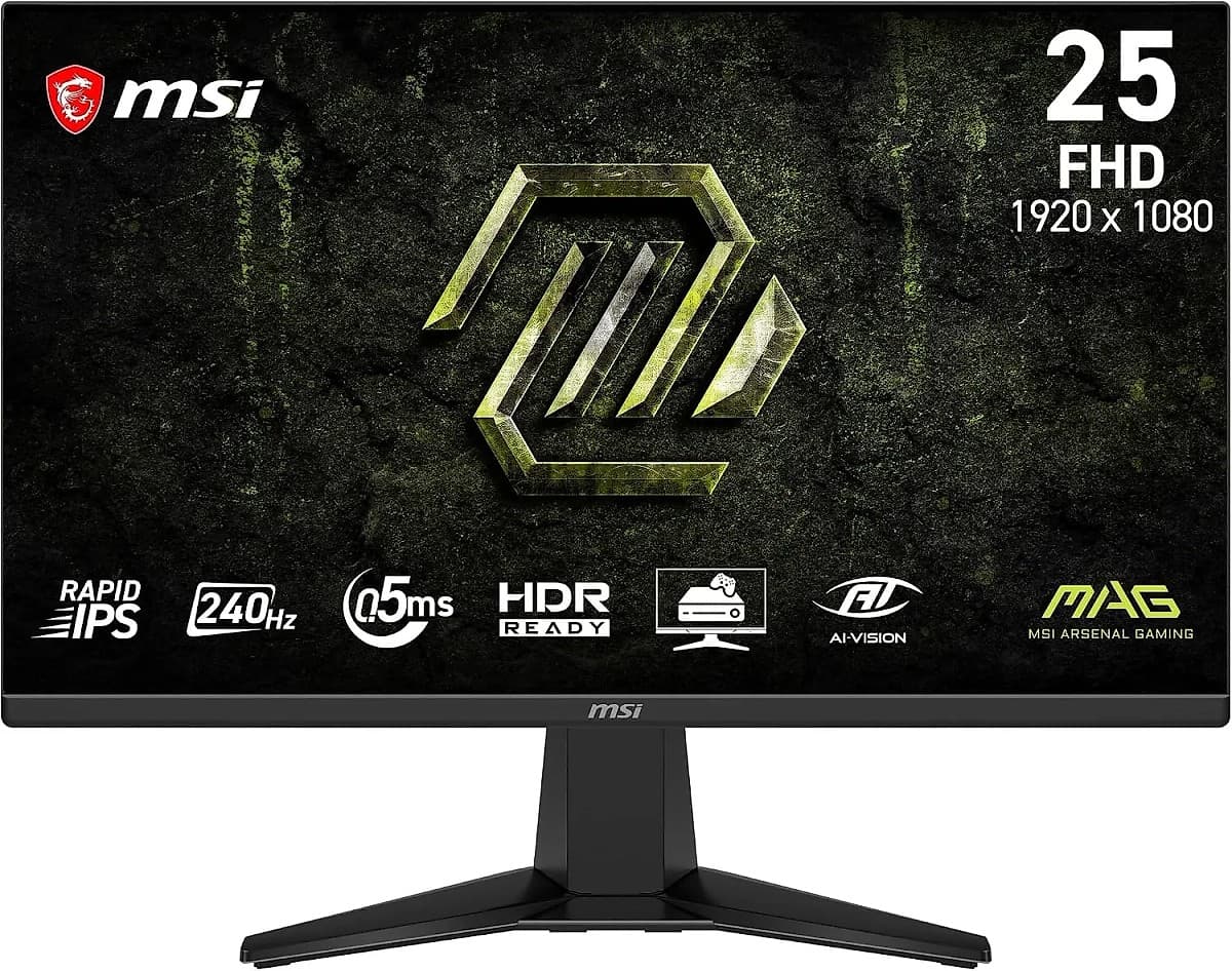 Msi Monitor Mag255fx24 25" Ips 240hz