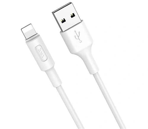 Hoco X25 Cable Soarer Usb-A A Lightning White 1m