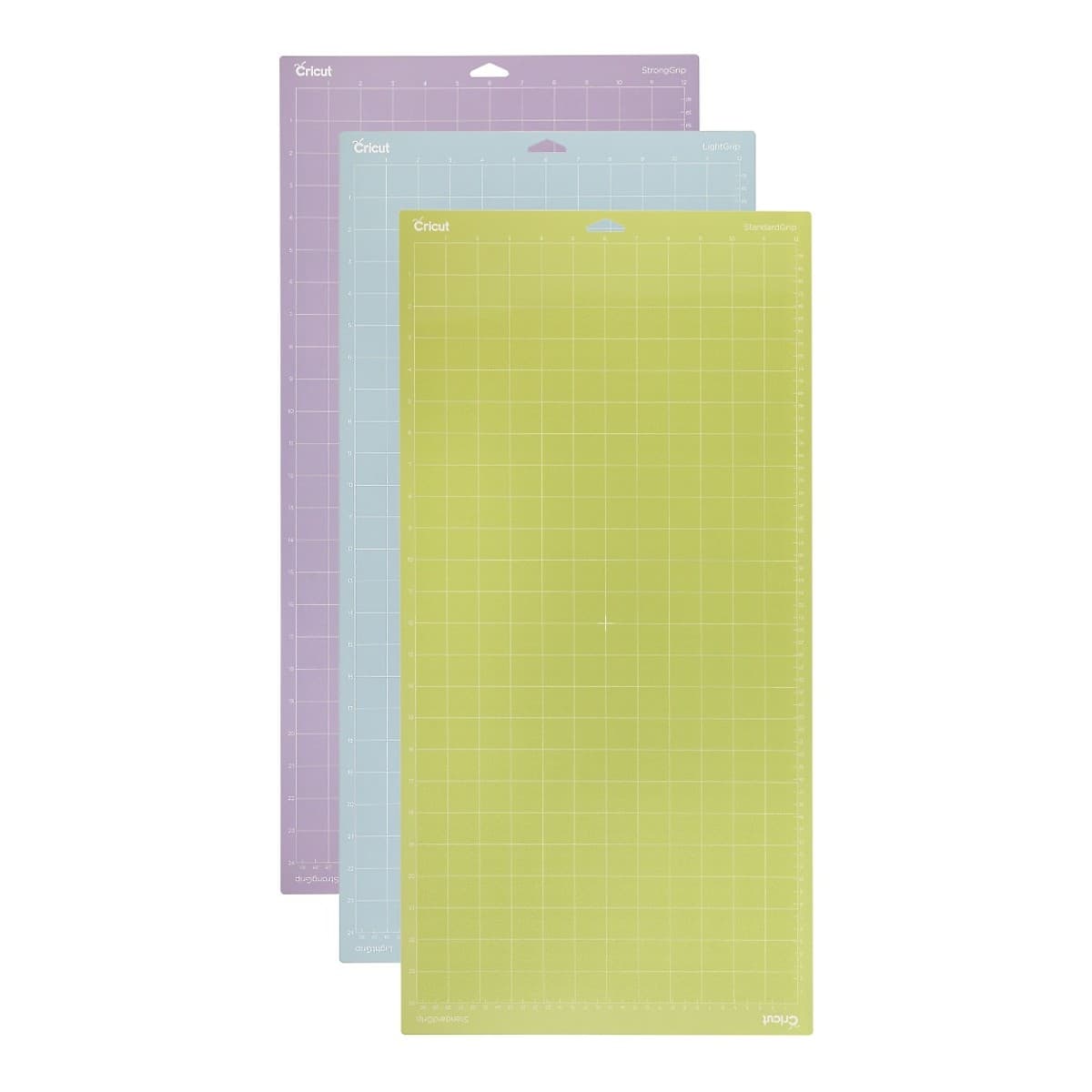 Cricut Set De 3 Tapetes De Corte Originales (Standard / Fuerte / Suave) 12"X24" (30x60cm)