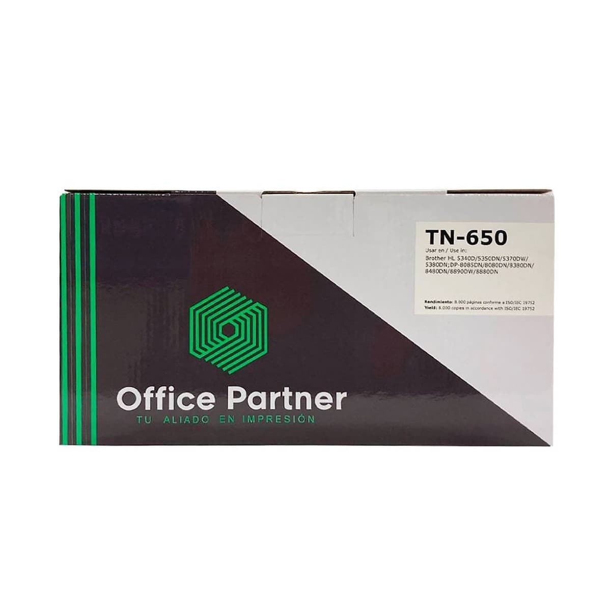 Toner Para Impresora Brother Tn-650 - Office Partner 8.000 Páginas