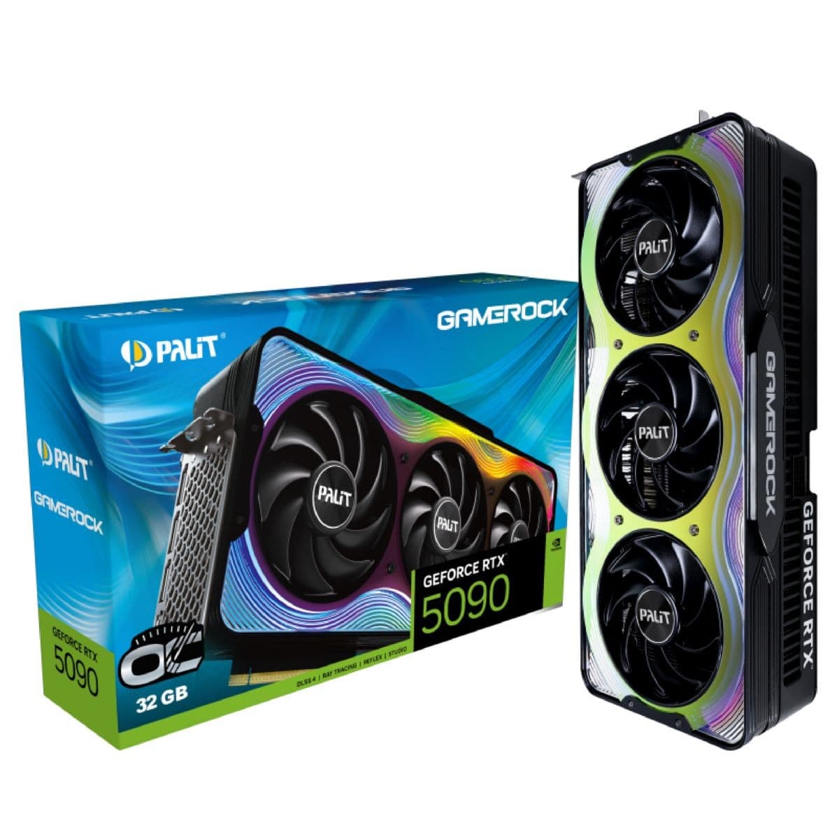 Tarjeta Palit Geforce Rtx 5090 Gamerock Oc 32gb D7