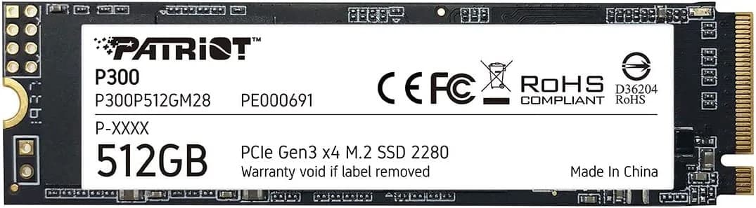 Patriot Ssd P300 512gb M.2 2280 Nvme