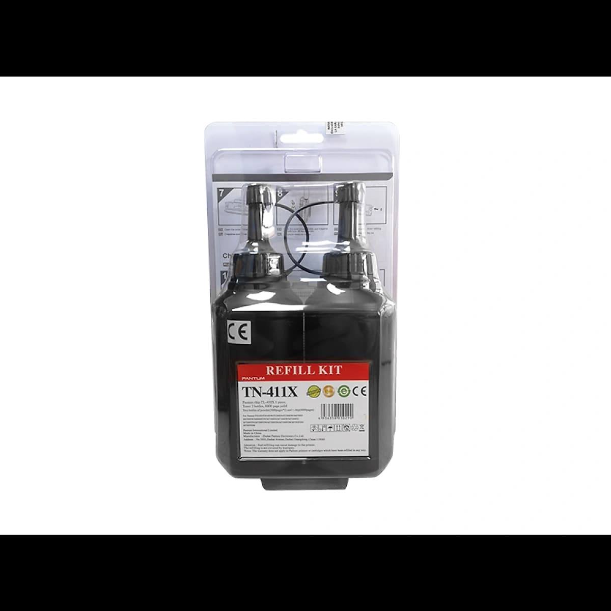 Kit De Recarga Completo Original Pantum Tn-411x - 6.000 Páginas