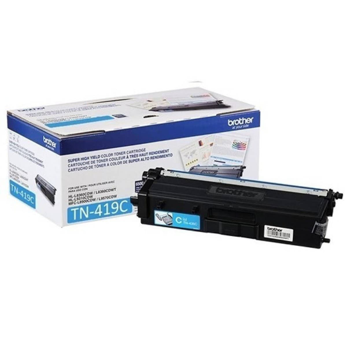 Cartucho Toner Tn419c Brother Cyan Hl-L8360cdw-Mfc-L8900cdw
