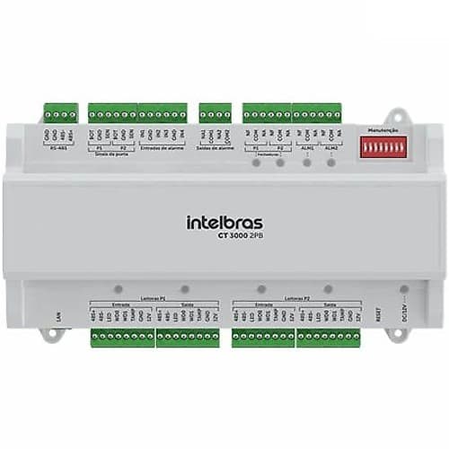 Porteria Controladora Acceso Ct 3000 2pb Rfid/Bio Intelbras