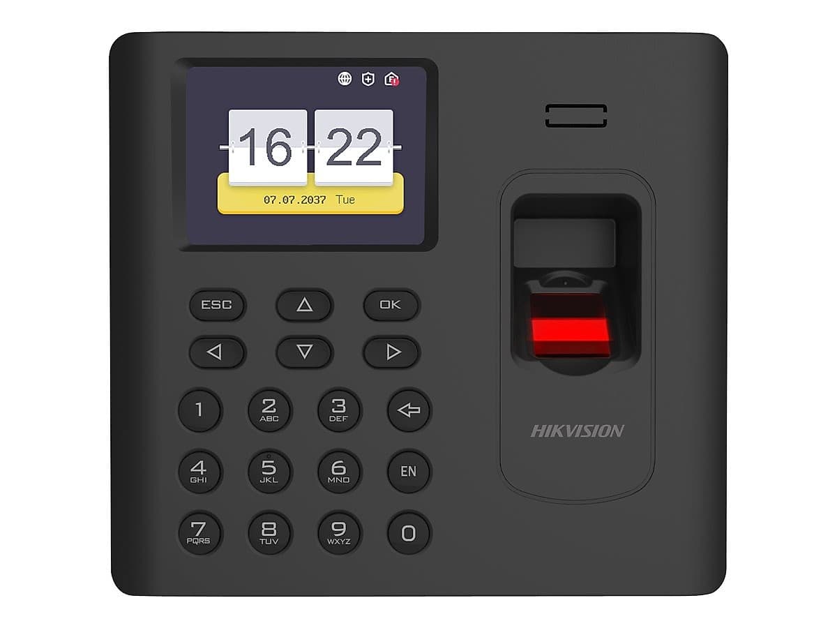 Hikvision Ds-K1a802amf - Sistema De Reloj Registrador - Tarjetas De Proximidad. Huella Dactilar
