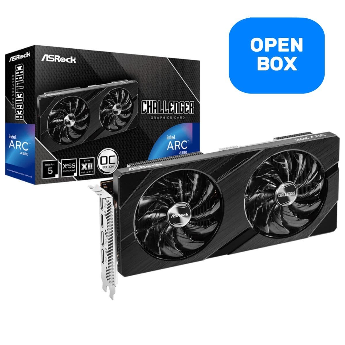 Tarjeta Asrock Intel A580 Arc Challenger 8gb D6 Ob
