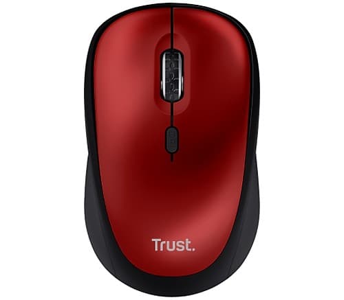 Trust 24550 Mouse Yvi+ Silent Eco Red Inal