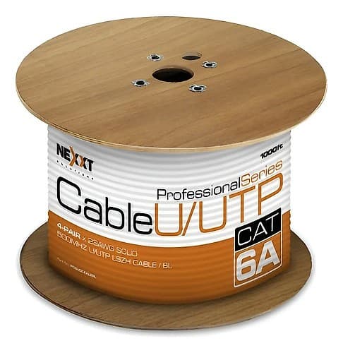 Nexxt Enterprise Cat6a U/Utp Cable 4p 23awg Lszh 305m Bl