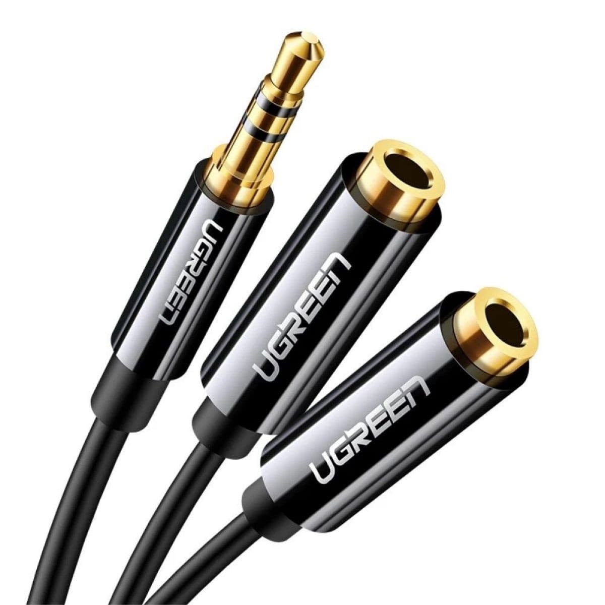 Adaptador Ugreen Aud 3.5m A 2aud 3.5h