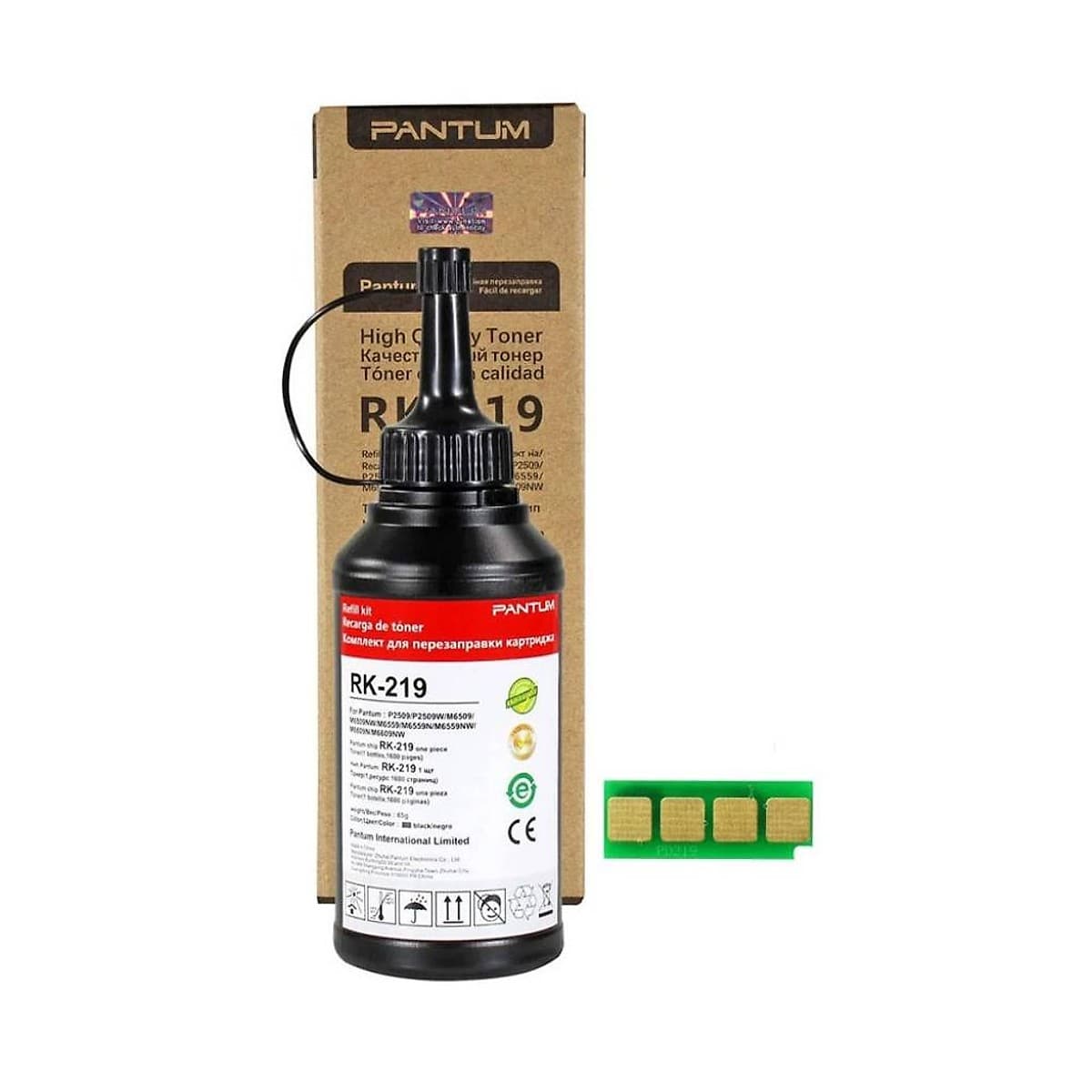 Kit De Recarga Completo Original Pantum Rk-219 - 1.600 Páginas