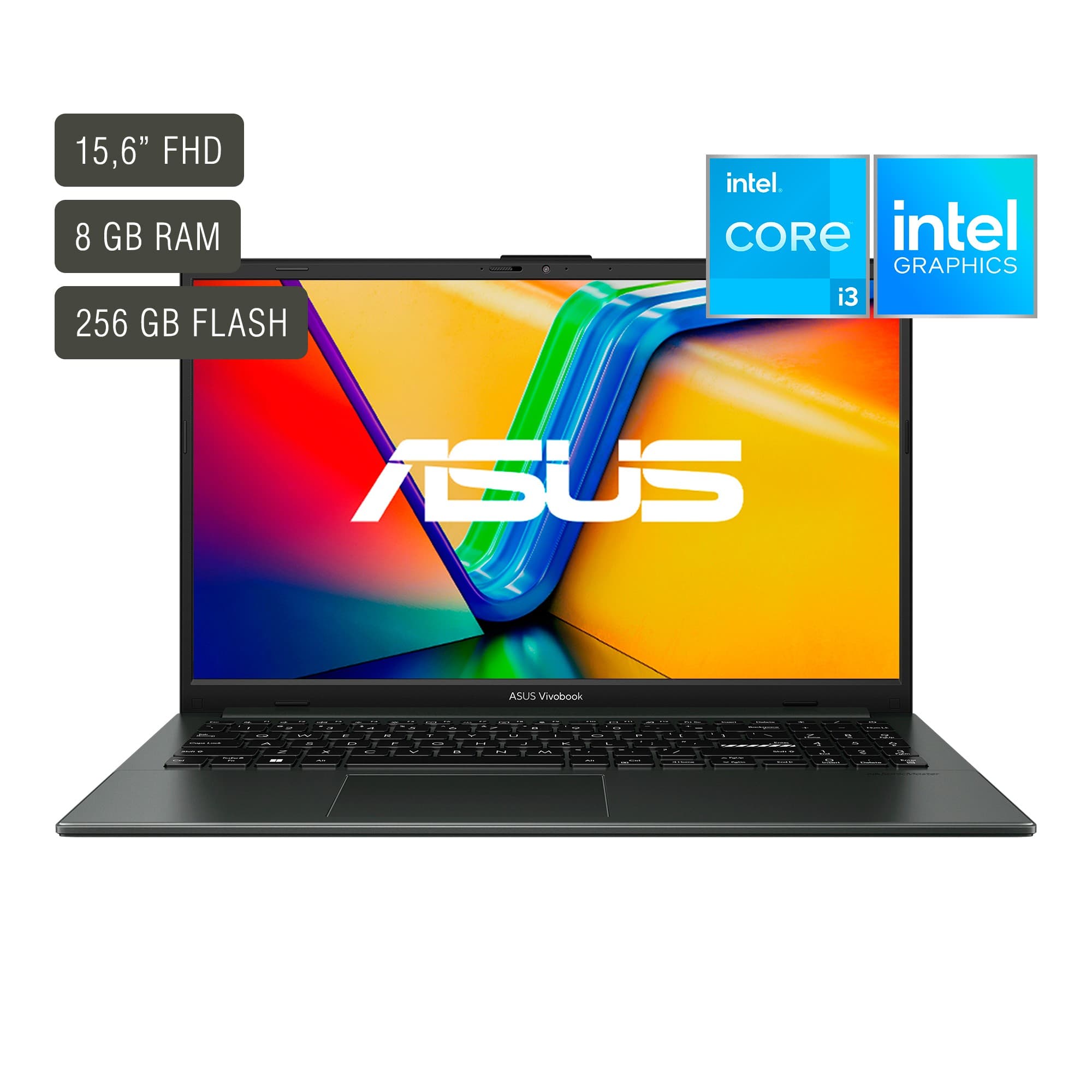 Notebook Asus Vivobook 15.6'' Core I3 8gb 256gb Win11